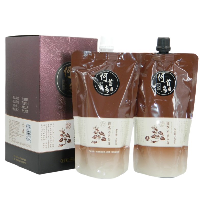 何首乌圣迪伦染发乳黑发霜黑油自然黑盖白发清水不沾头皮植物调理,淘宝优惠券,粉丝福利购,淘宝优惠卷