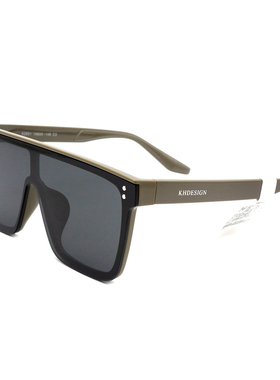 KHDESIGN明治太阳镜男女新款时尚个性方框防晒驾驶偏光墨镜 K2651