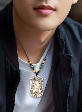 招财法器财神爷黄铜转运防小人