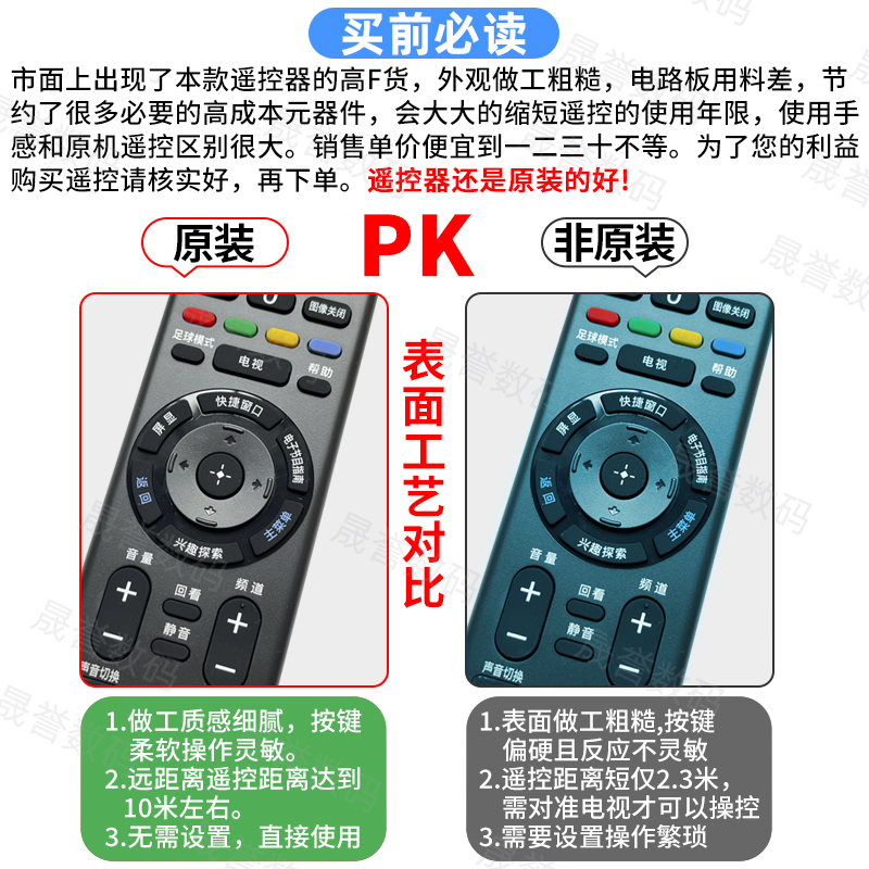 原装索尼RMT-TX100C遥控器49/55/65X8000C/H X8500C X7000D电视机 - 图1