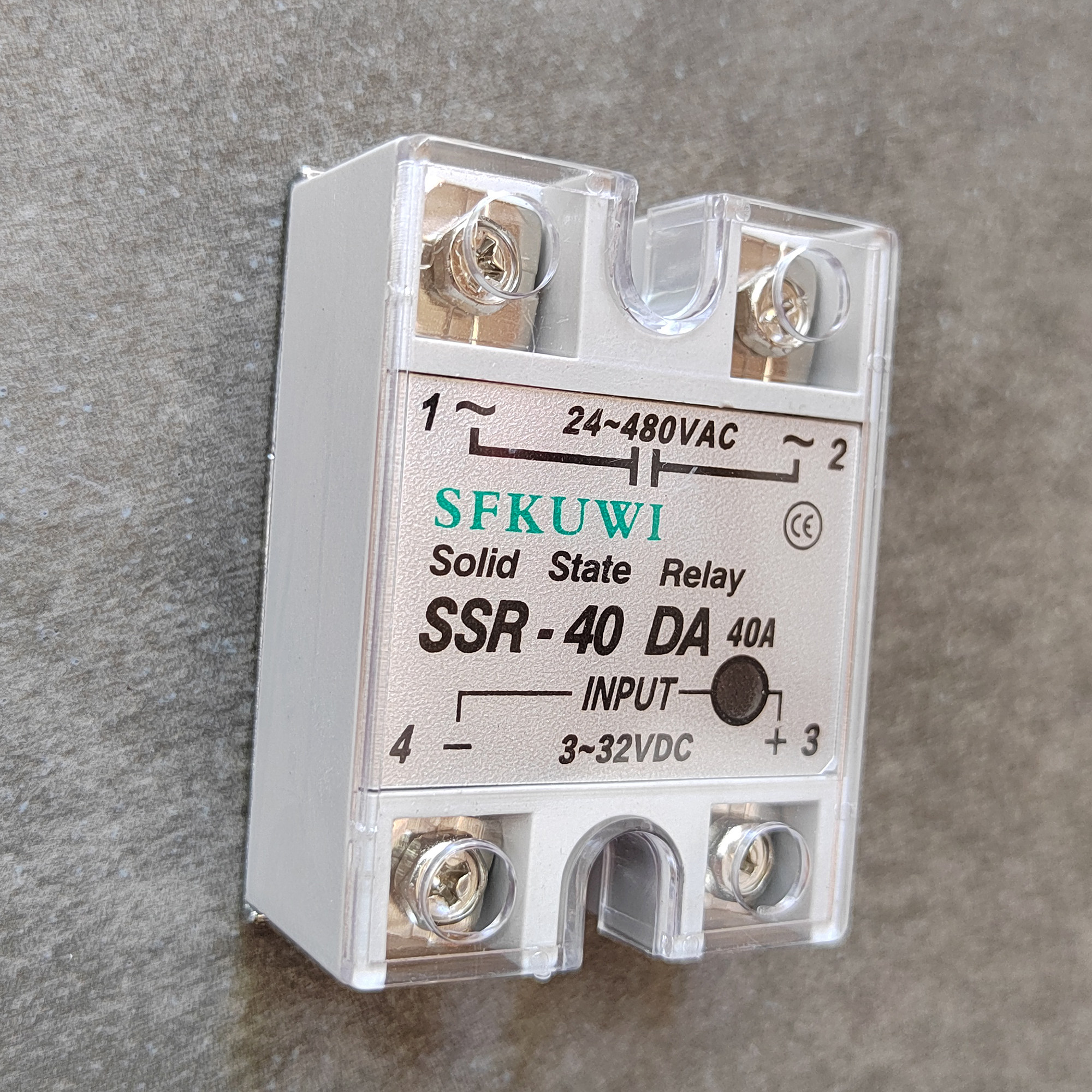 单相固态继电器SSR-40DA 40A固态继电器 input3-32VDC,淘宝优惠券,粉丝福利购,淘宝优惠卷