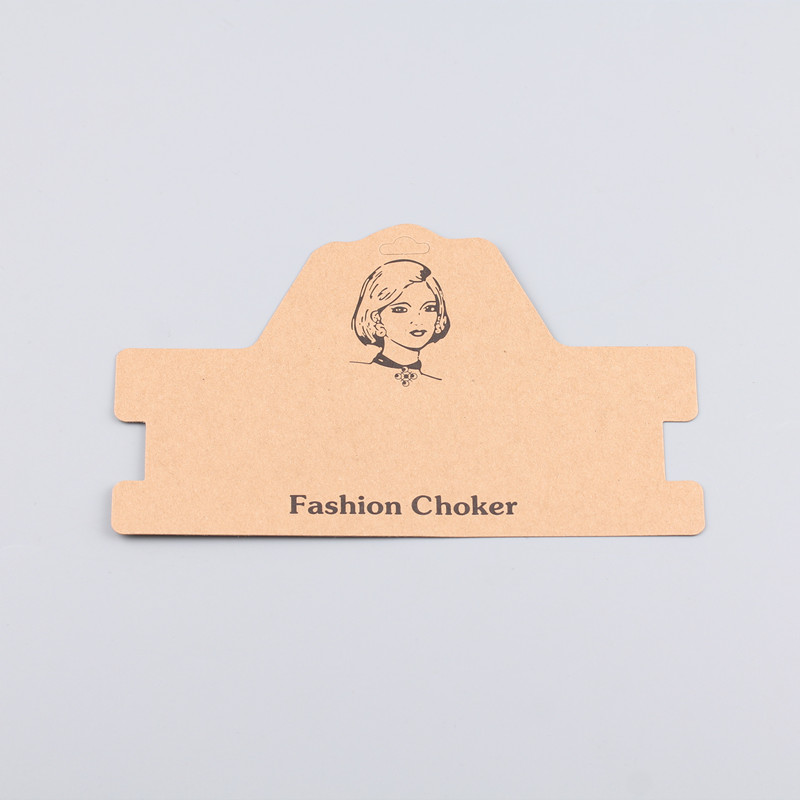 创意耳环卡片定制耳钉戒指发夹可挂项链耳夹包装饰品卡纸定做吊牌 - 图2