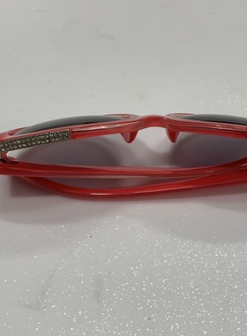 商场爆款尾货偏光红色框太阳镜