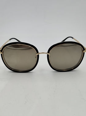 复古黑金圆形偏光高级太阳镜UV防护时尚百搭驾驶户外CE459