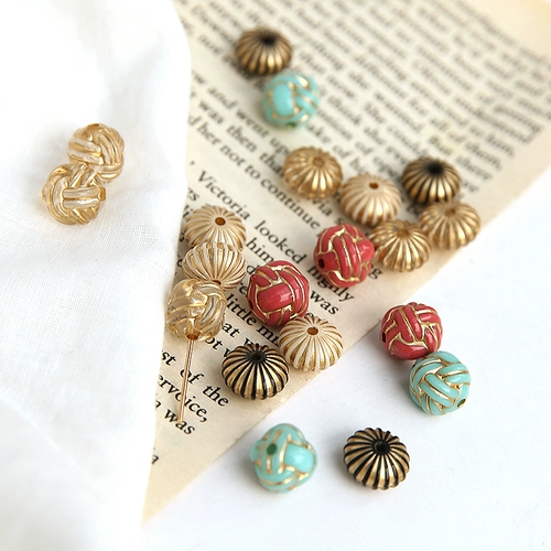 Ретро антикварные бусины, аксессуар, аксессуары, серьги ручной работы, DIY