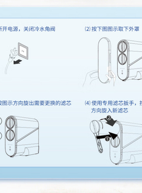 霍尼韦尔净水器滤芯 WK1-RO650/RO850 白鲸系列直饮净水机PPC/ROC