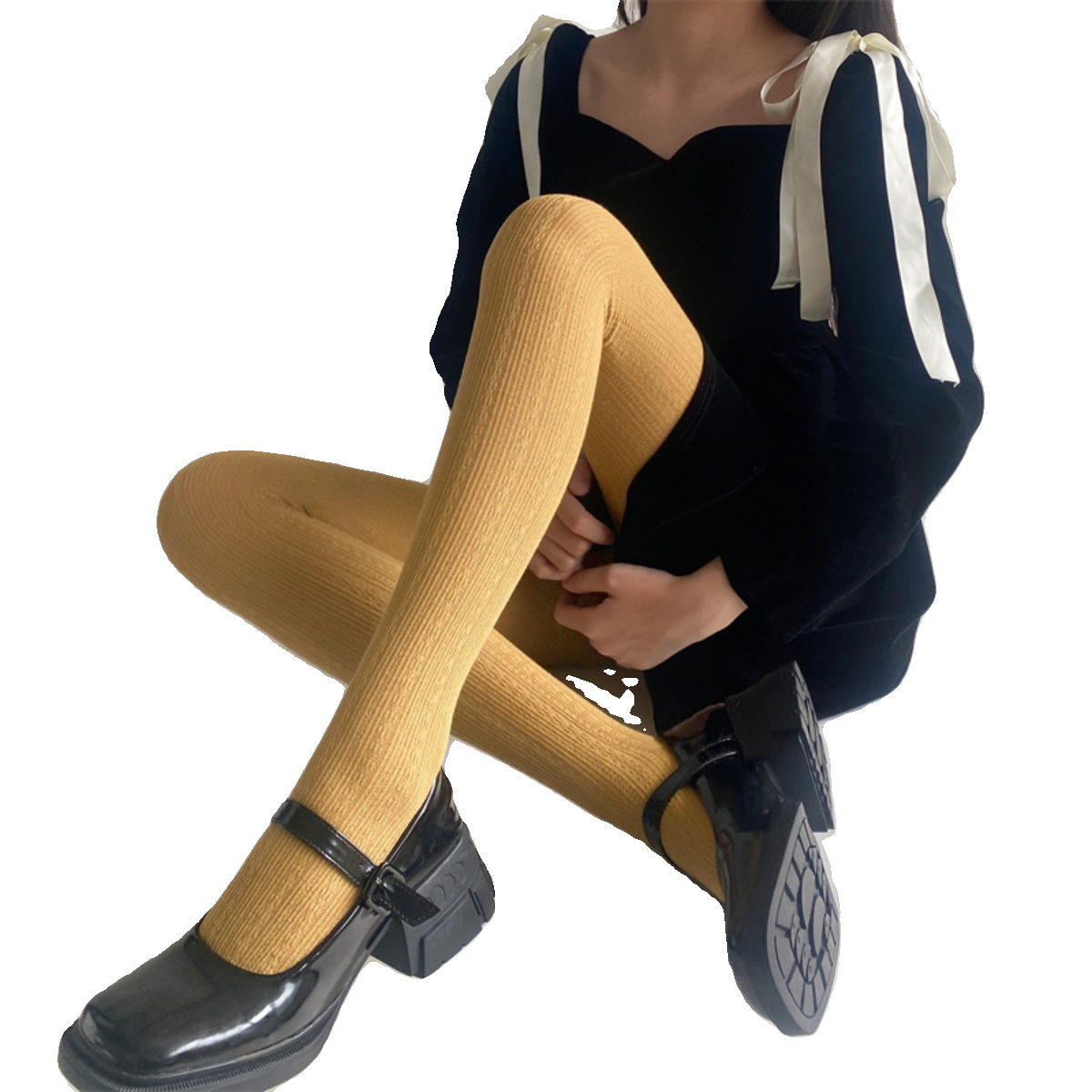 秋冬新款麻花竖纹连裤袜显瘦女彩色简约百搭棉质打底袜子美拉德风,淘宝优惠券,粉丝福利购,淘宝优惠卷