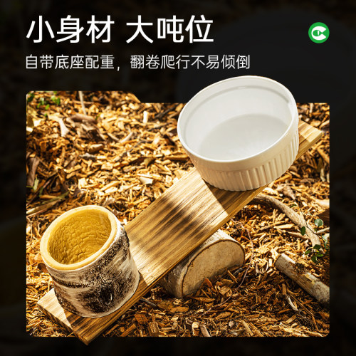 Cleen其鳞宠物蛇专用蛇水盆玩具蛇饮水泡澡盆爬宠饲养箱水碗食盆 - 图0