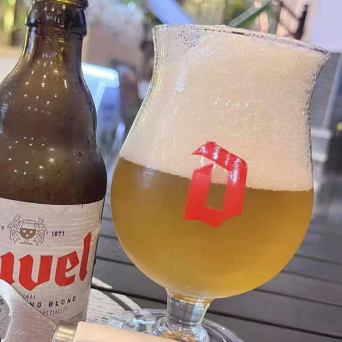 督威啤酒杯郁金香大肚精酿啤酒杯550毫升清吧酒吧烧烤店定制LOGO - 图1