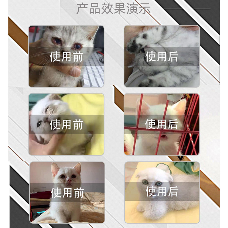 博莱得利猫鼻支滴眼液泪痕猫咪用猫眼睛可鲁滴鼻液眼药水去消炎 - 图1