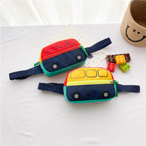 Childrens small car bag Outdoor casual boy Skew Satchel Boomers 100 Hitch Cute Baby Chest Bag Mini Wallet