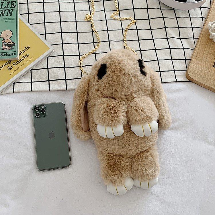 2025新款萌萌兔包卡通学生兔子包包可爱毛绒兔包包儿童斜挎包女士,淘宝优惠券,粉丝福利购,淘宝优惠卷