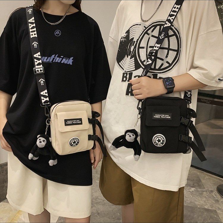 Children's crossbody bag boy summer handsome sports bag trendy girl going out to play backpack boy light kettle bag