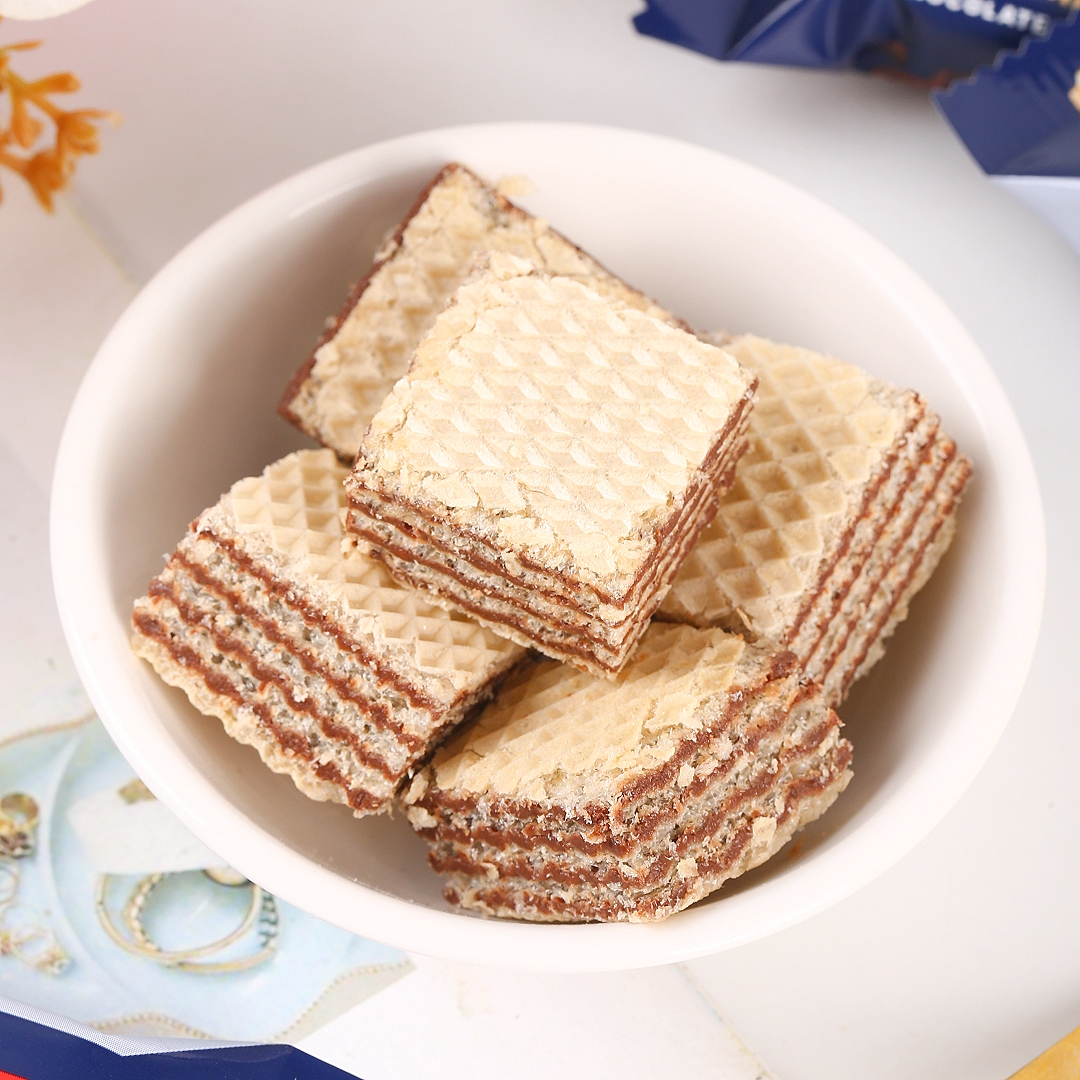 意大利进口莱家香草味榛子威化饼干迷你巧克力味夹心网红小零食 - 图2