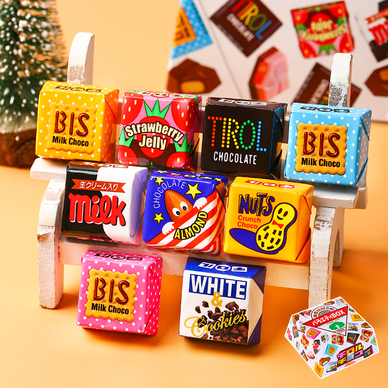 日本进口零食Tirol松尾夹心巧克力礼盒装儿童礼物情人节年货糖果 - 图0