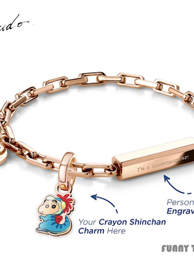 蜡笔小新贝母石情侣手链生日礼物