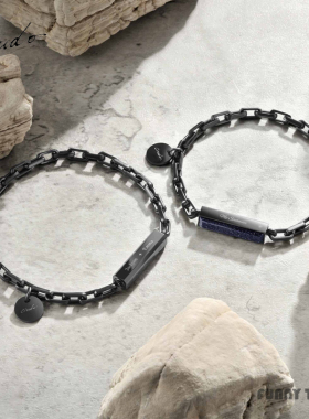 小众贝母情侣手链可刻字