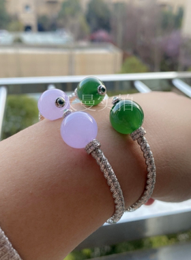 天然手镯玉髓时尚百搭秀气银镀金