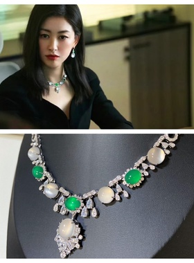 玉髓项链玉髓项链吊坠组合女925