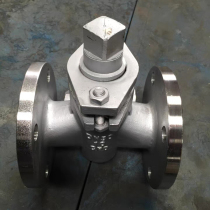 304 stainless steel flange screw plug valve X43W-10P straight through tee threaded high-temperature steam oil gas valve X13W