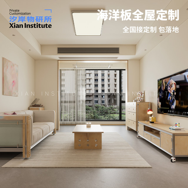 Xi'an Institute of Physics' birch marine board home whole house custom package installation, measurement, design and delivery one-stop service