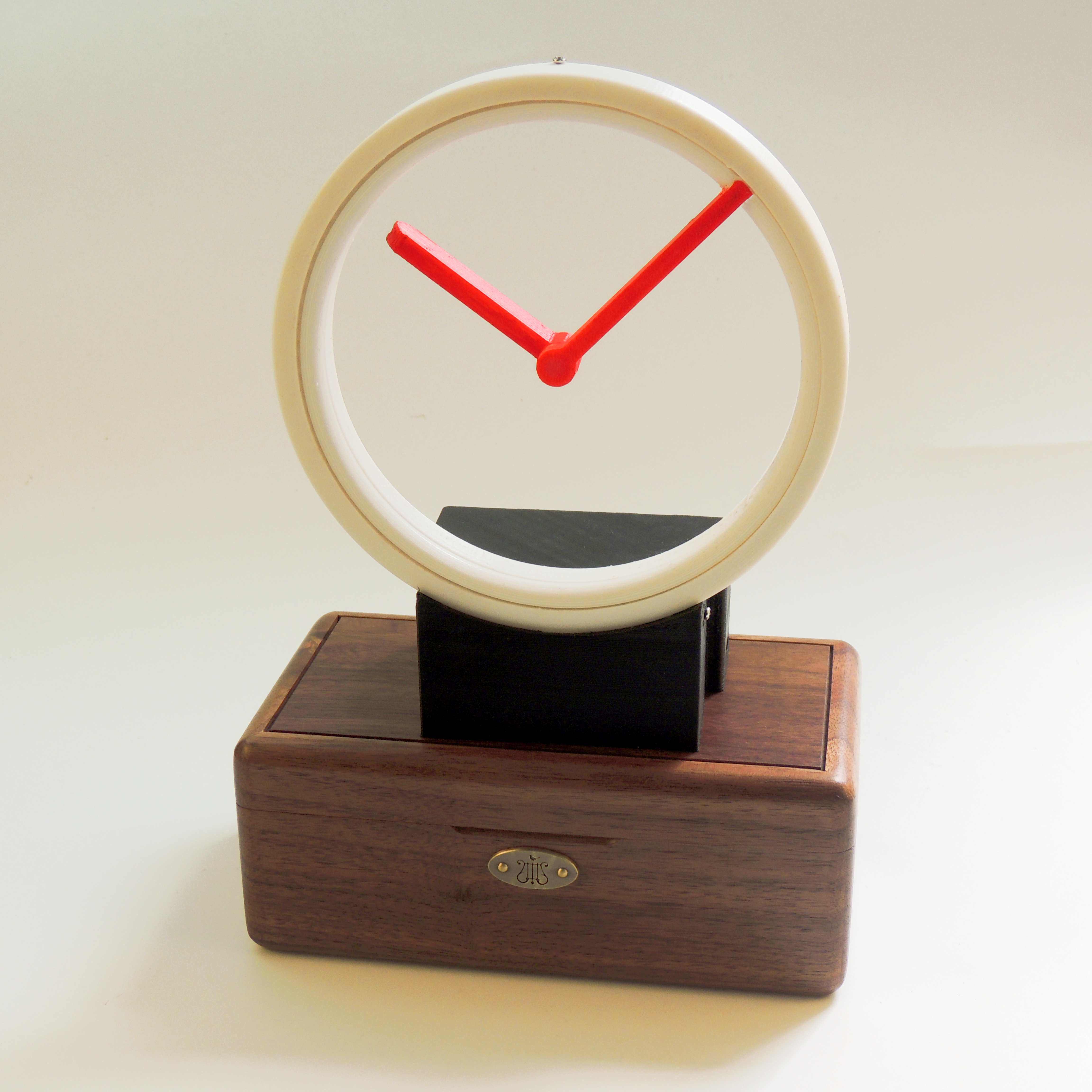 3d打印悬浮时钟悬浮时钟悬浮钟表创意玩具摆件3d打印悬浮时钟