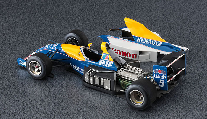 长谷川 1/24 拼装F1车模型 Williams FW14 带金属改件蚀刻片 CH49 - 图1