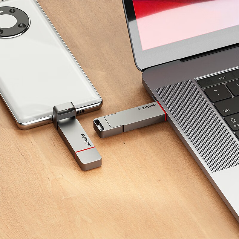 联想固态u盘1t正版高速USB3双接口Type-C手机优盘电脑两用大容量-图3