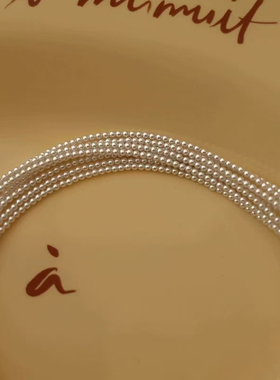 极细小米珠施家珍珠项链女 锁骨链简约气质颈链baby珠3mm2024爆款