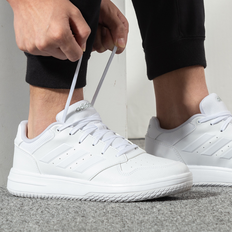 炫动运动户外专营店Adidas阿迪达斯男鞋官网旗舰年新款冬季运动休闲小白鞋板鞋男0