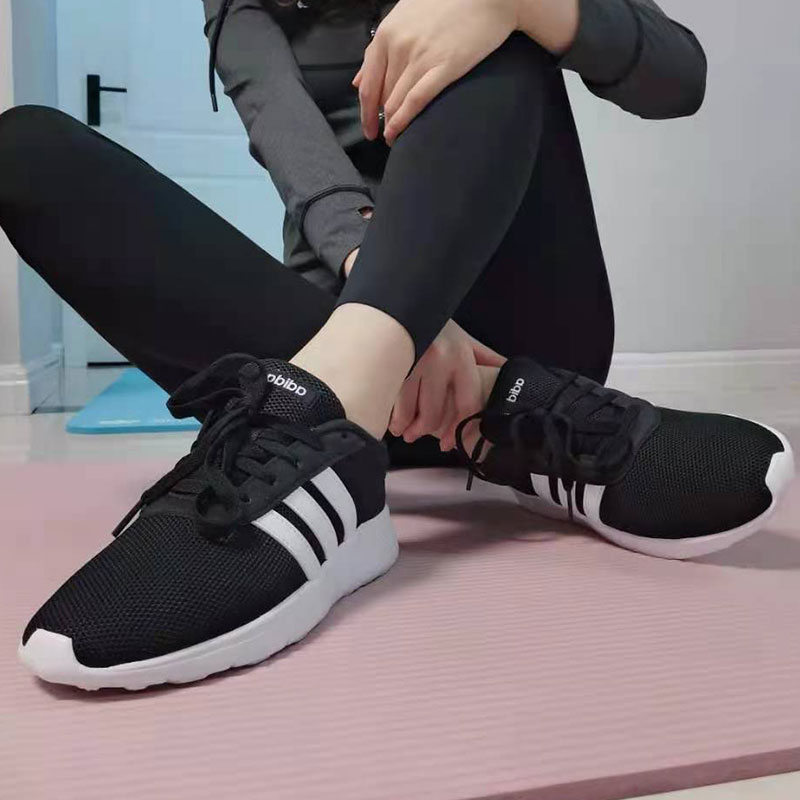 Adidas阿迪达斯情侣男鞋女鞋2024春秋新款运动鞋透气休闲鞋B28141 - 图1