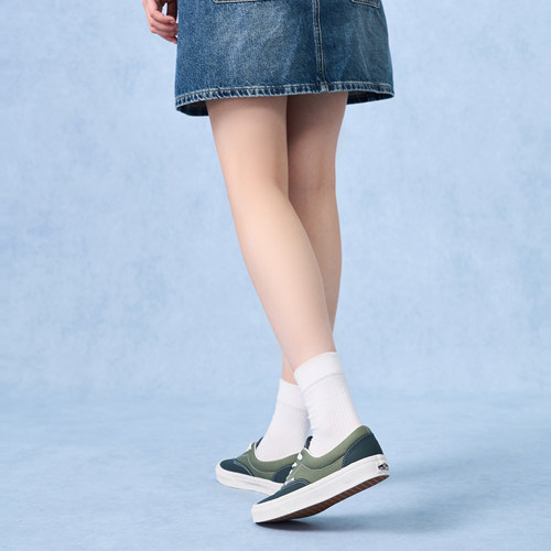 VANS范斯男鞋官方正品秋季新款拼色低帮板鞋帆布鞋情侣运动休闲鞋 - 图2
