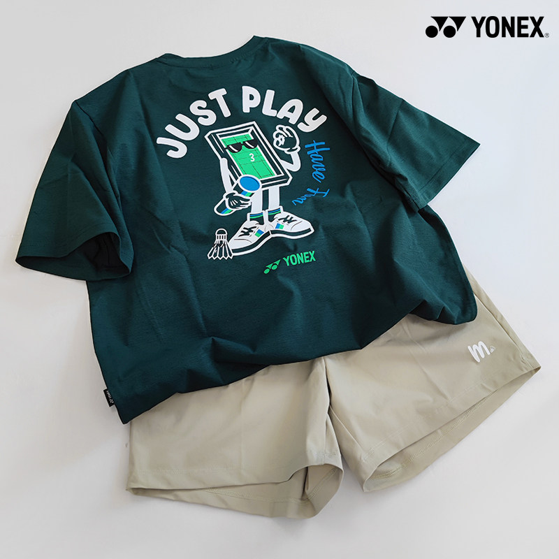 2025秋冬韩国YONEX尤尼克斯新款羽毛球服短袖男女款运动匹克球T40,淘宝优惠券,粉丝福利购,淘宝优惠卷