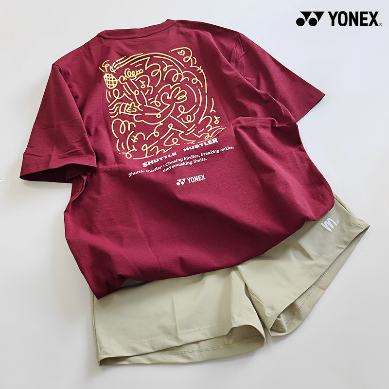 2025秋冬韩国YONEX尤尼克斯新款羽毛球服短袖男女款运动匹克球54,淘宝优惠券,粉丝福利购,淘宝优惠卷