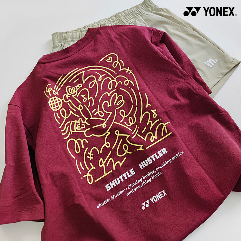 2025秋冬韩国YONEX尤尼克斯新款羽毛球服短袖男女款运动匹克球54,淘宝优惠券,粉丝福利购,淘宝优惠卷