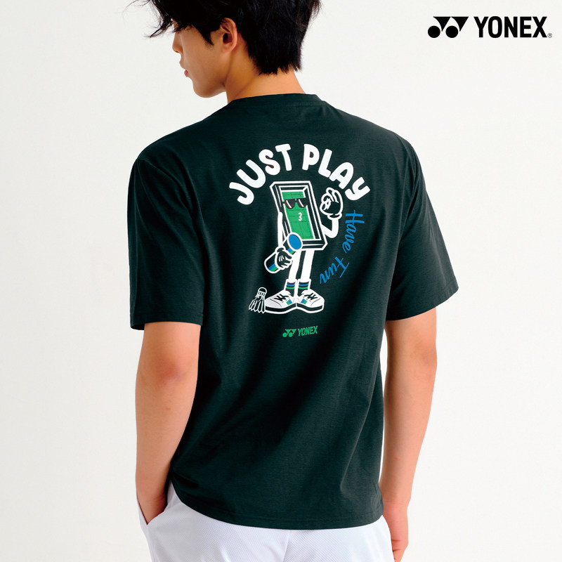 2025秋冬韩国YONEX尤尼克斯新款羽毛球服短袖男女款运动匹克球T40,淘宝优惠券,粉丝福利购,淘宝优惠卷