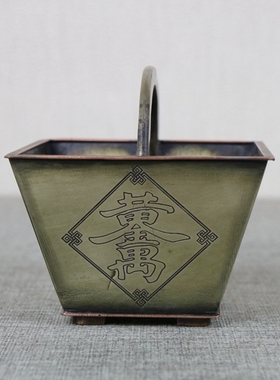 黄金万两招财进宝仿古风白铜