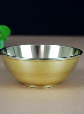 家用摆件餐具铜碗纯铜加厚铜碗