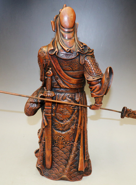 关帝庙黄铜摆件武财神