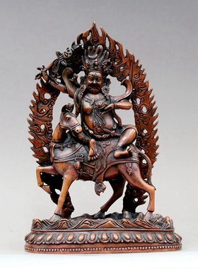 吉祥尼泊尔全铜摆件密宗佛像