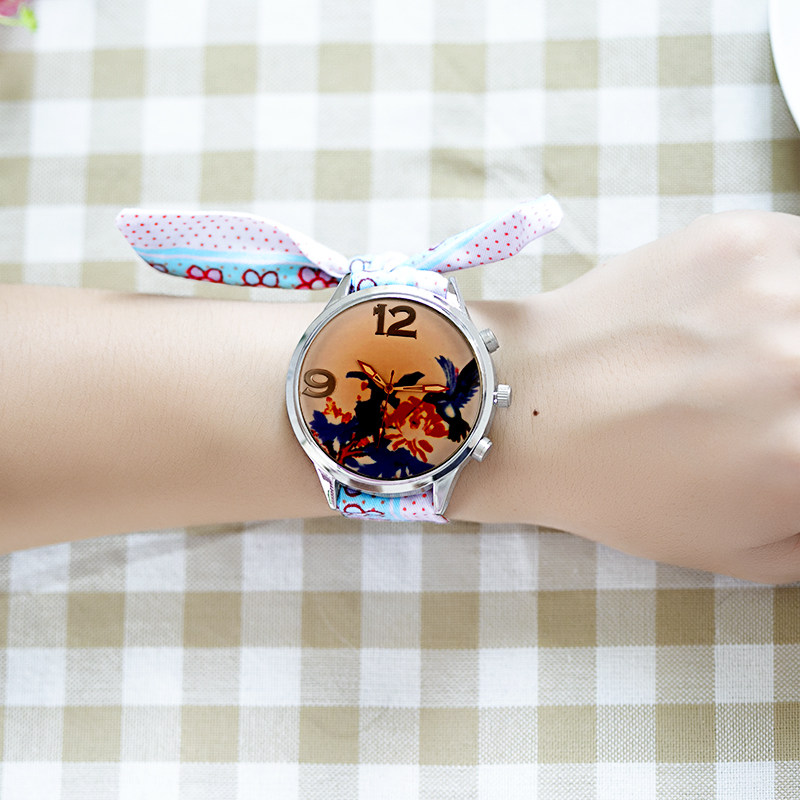 国潮流中国风女士复古旧上海石英表 世坚饰品国产腕表