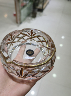 清仓捡漏！创意轻奢水晶玻璃烟灰缸家用客厅办公室桌面雪茄烟缸