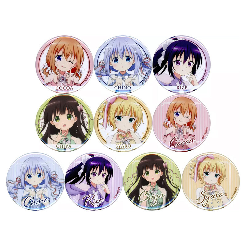 日本正版 请问今天要来点兔子嘛 徽章盲盒 偶像制服ver. 周边谷子 - 图3