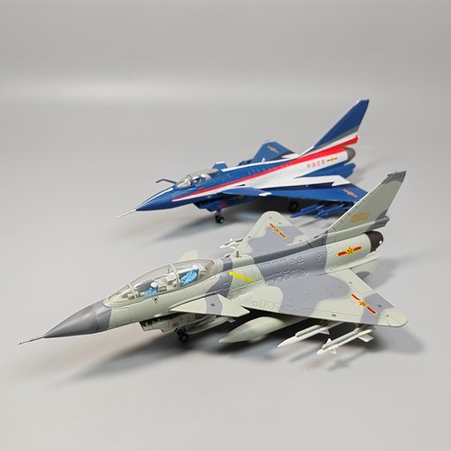 1:72歼10BC战斗机模型仿真合金歼十成品飞机退伍礼物军事纪念品 - 图1