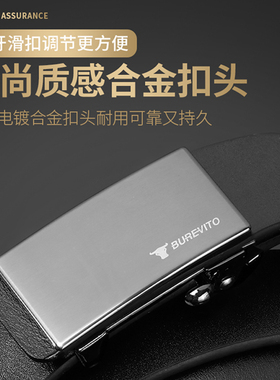 皮带男款头层牛皮真皮商务不露尾爸爸结婚送礼2026新款无牙内扣