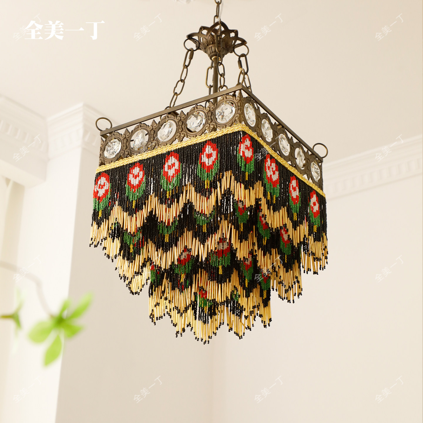 全美一丁 法式复古卧室床头吊灯玫瑰高端设计感书房餐厅小吊灯,淘宝优惠券,粉丝福利购,淘宝优惠卷