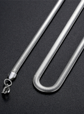 首饰套装镀银扁平蛇骨链女饰品