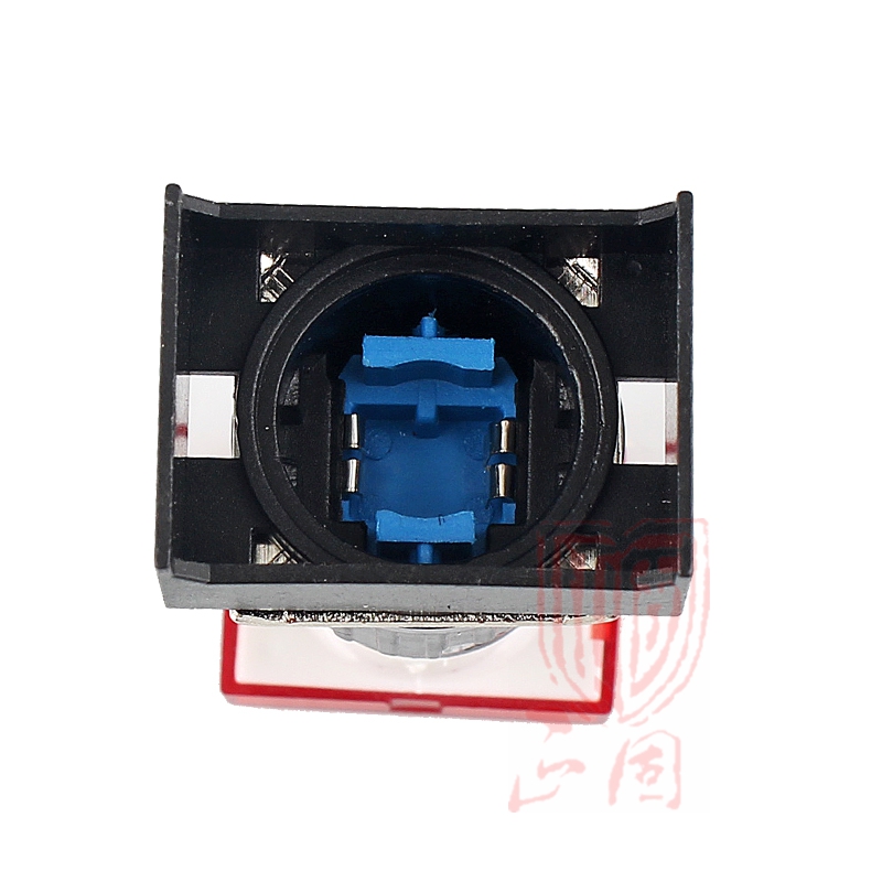 长方形指示灯LA16J-XD LED高亮电源信号灯电柜 2脚焊接开孔16mm-图2