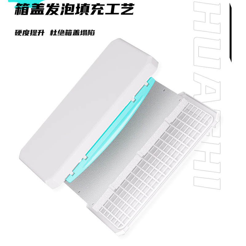 化氏24款湛卢钓箱18L/29L四脚升降脚带饵盒钓箱不锈钢包角六件套 - 图2