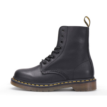 Goodyear Martens ແບບດຽວກັນ DR Martin boots 1460 black litchi pattern 8 hole British style versatility women's shortboots